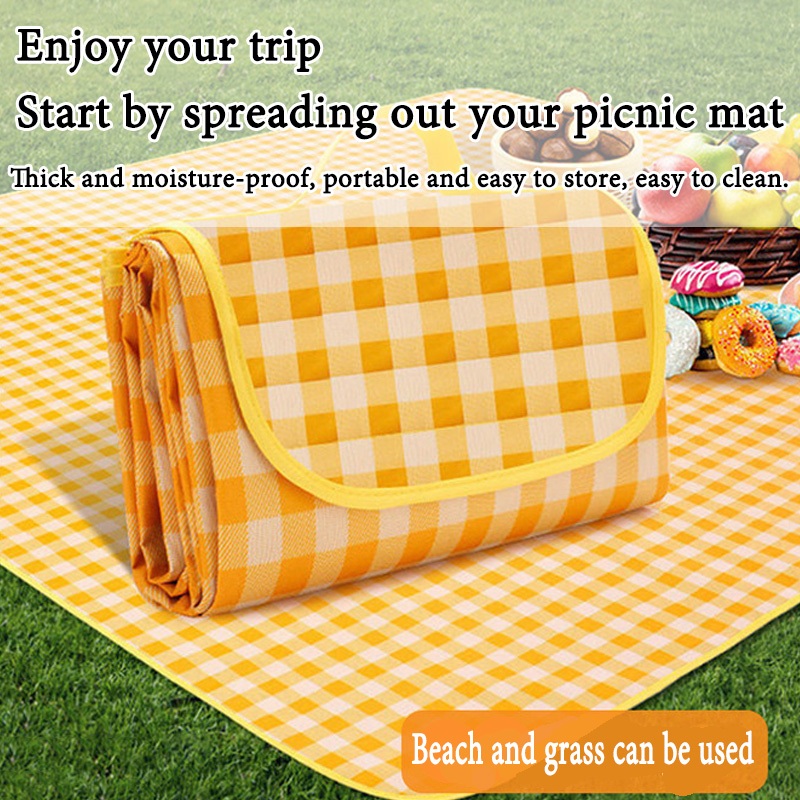 Picnic Mat Portable Waterproof Camping Outdoor Mat Tikar Berkelah Outdoor Foldable Tikar Picnic