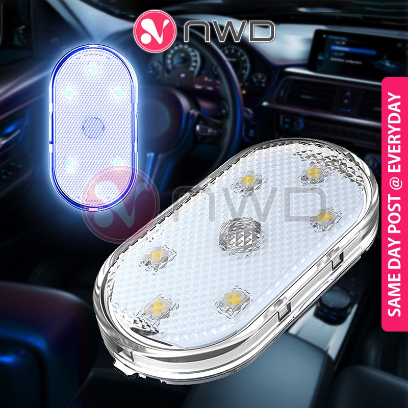 《 》 Car Mini LED Light Touch Control Interior Ambient Lamp Lampu Kereta 车内照明灯 NWD