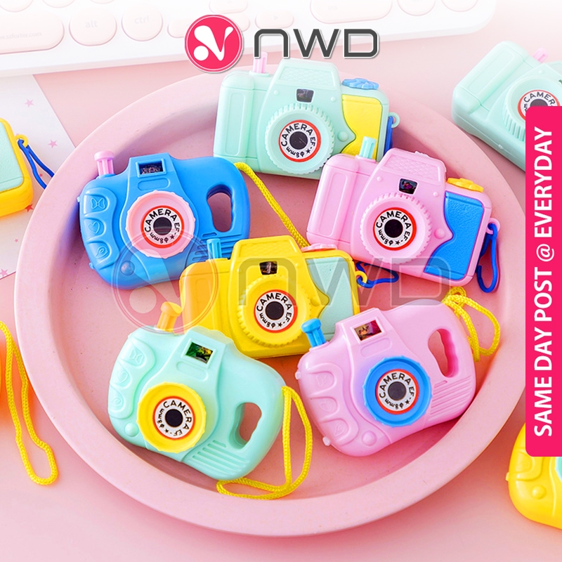 《 ???? ???????? 》 Mini Projection Camera Toys Cartoon Fun Simulation Kids Toy Kamera Mainan 投影相机 NWD