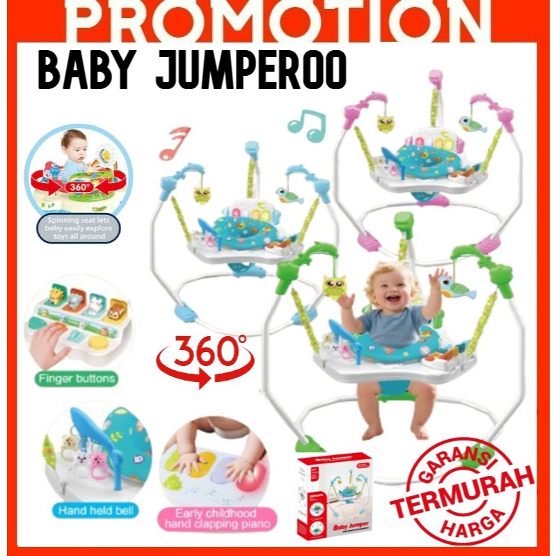 ~Dari KL~ Kerusi Lompat Bayi Mainan Senaman Bayi jumperoo Rainforest Baby Jumperoo Baby Jumper Baby Swing Rocking Chair