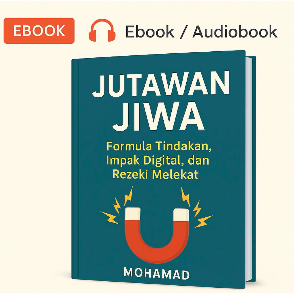 Jutawan Jiwa | EBook Transformasi Diri + Strategi Bisnes Digital + Audio & Template Canva