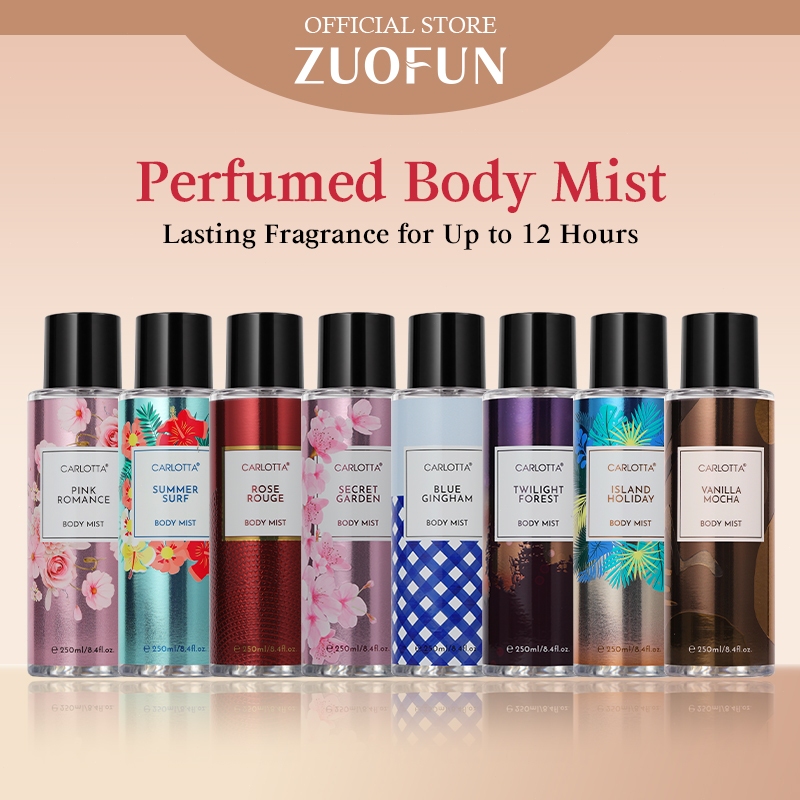 ZUOFUN Premium Body Mist 250ml Perfume Spray Minyak Wangi Tahan Lama Haruman Segar Untuk Lelaki / Wanita By BBW
