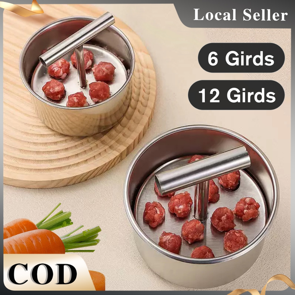 304 Stainless Steel Meatball Maker Meatball Shaper Mold Fish Balls Beef Balls Mold Meat Tools