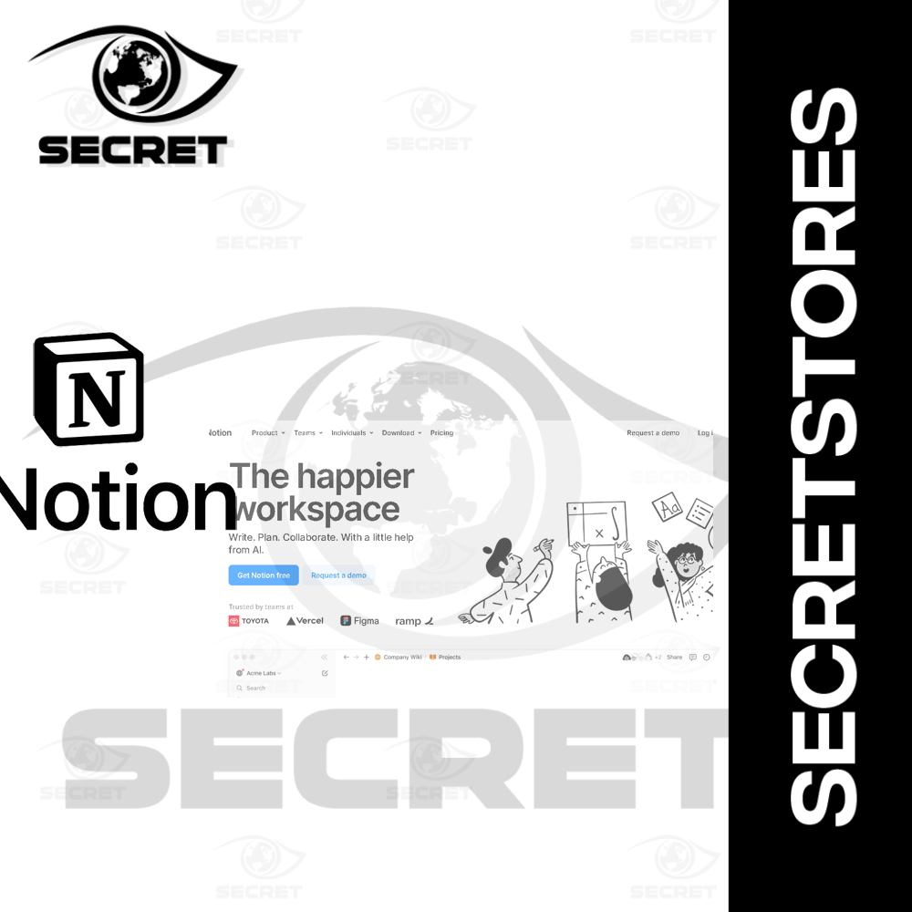 Notion Plus All-in-One Workspace for Notes, Docs, Wikis, Project Management, Real-Time Collaboration