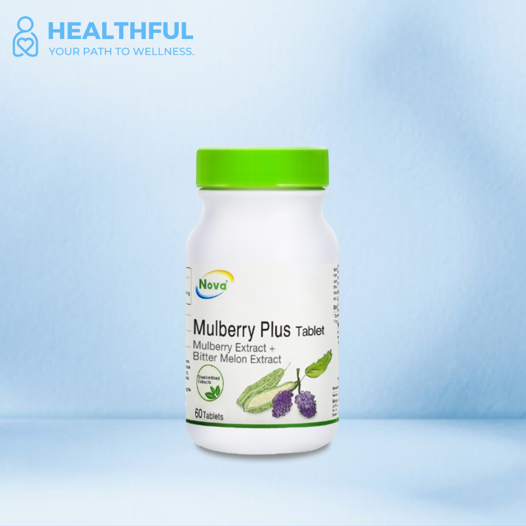 Nova Mulberry Plus 60s – Mulberry Leaf Extract for Blood Sugar, Cholesterol & Antioxidant Support