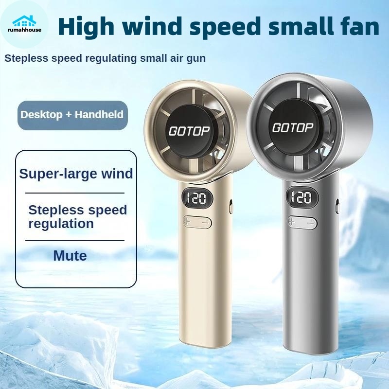 Portable USB Mini Fan kipas mini kipas tangan Mini Fan Rechargeable Handheld Fan with Led Display  kipas kecil