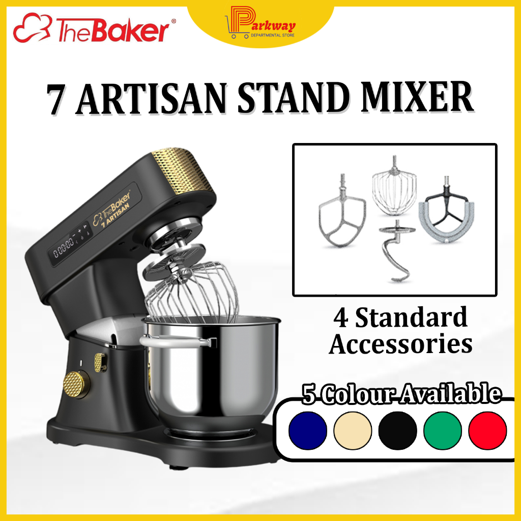 [EAST MSIA] THE BAKER STAND MIXER 7 ARTISAN 1500W MESIN KEK TEPUNG HEAVY DUTY DOUGH BAKING CAKE MIXER 厨师专用搅拌机