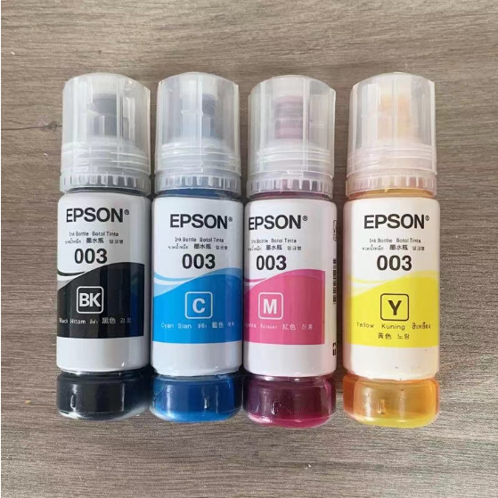 🔥Ready Stock🔥 100% Original Epson Refill Ink 003 L1110/L3110/L3116/L3150/L3156/L5190/L5196/L1210/L3210/L3216