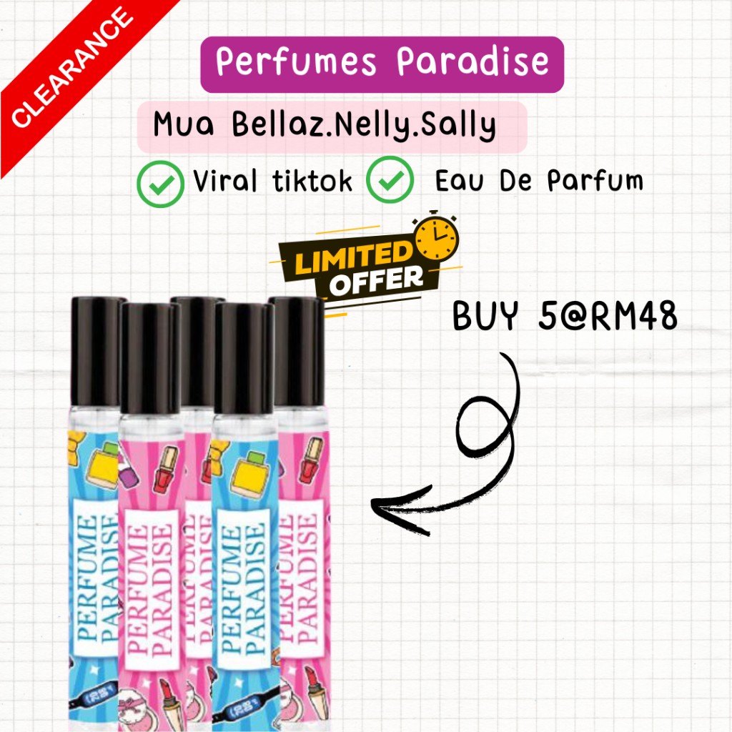 Perfume Paradise Original HQ For Her Women Special Nely Dessert Edition Mua bellaz Wara Sally perfum minyak wangi
