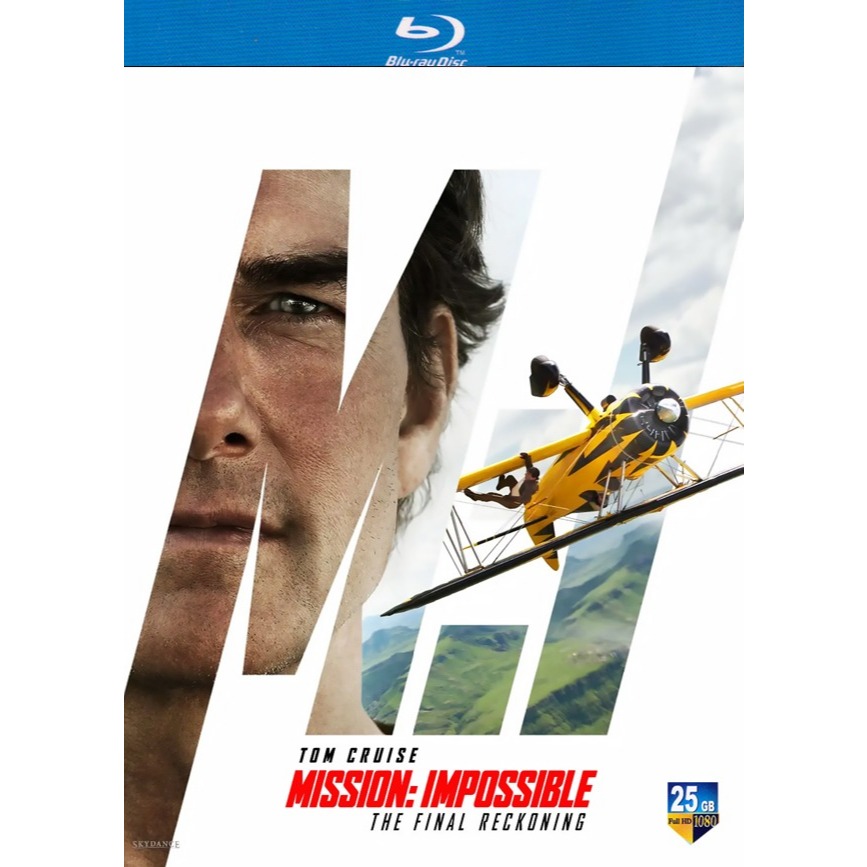 PG-BLURAY ENGLISH MOVIE #Mission: Impossible – The Final Reckoning 2025 #MI #MISSION IMPOSSIBLE COLLECTION #TOM CRUISE