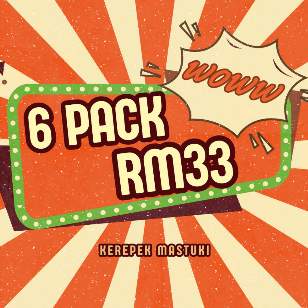 COMBO 6 PACK RM33 only !!! WOW WOW kerepek pisang/ bawang/ ubi/ rempeyek/ snek tortilla