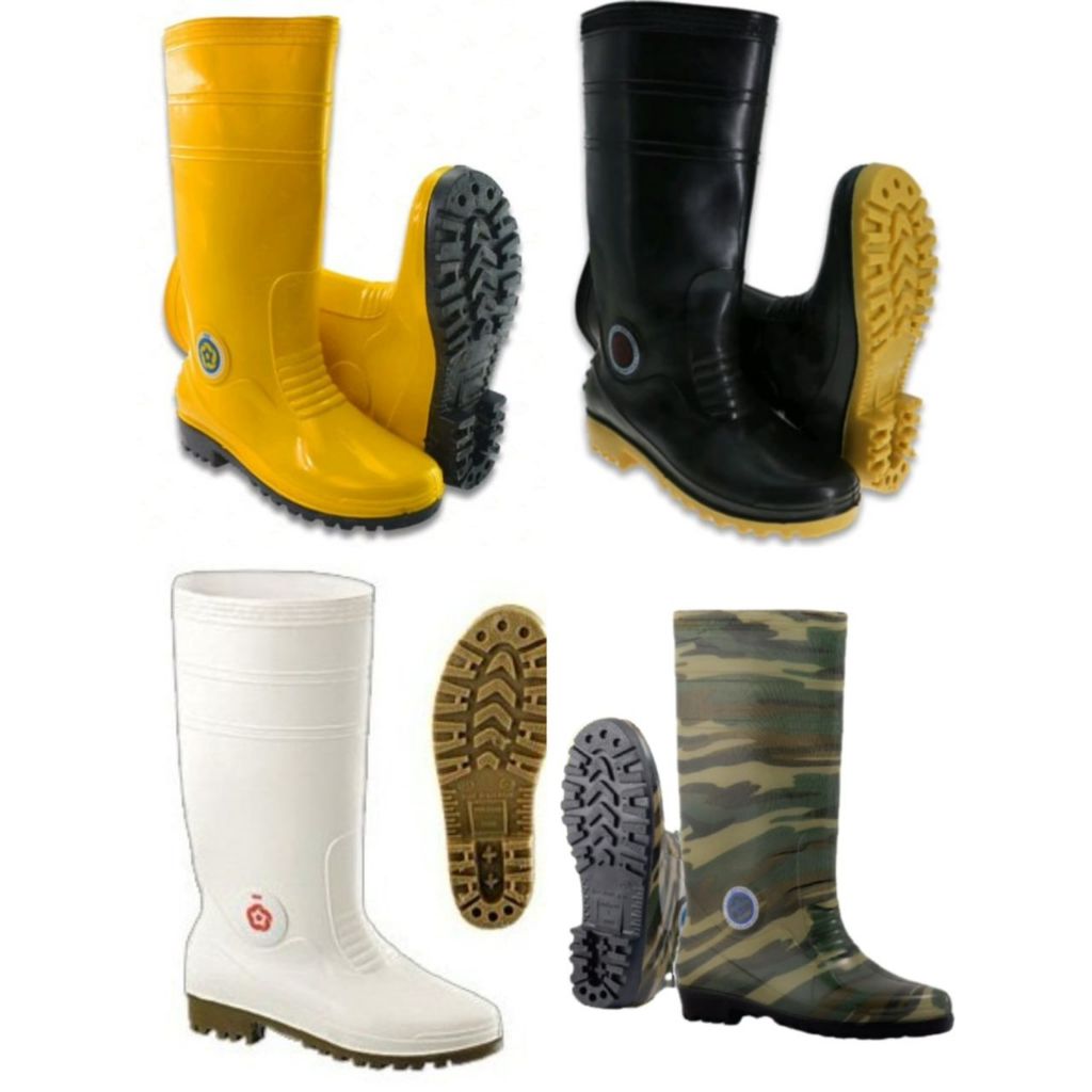 [SIZE 37-45] KORAKOH RUBBER BOOT Quality Rubber Rain Boots Kasut Air Getah Kasut Hujan Boot Lelaki Bot Kebun Getah 水鞋