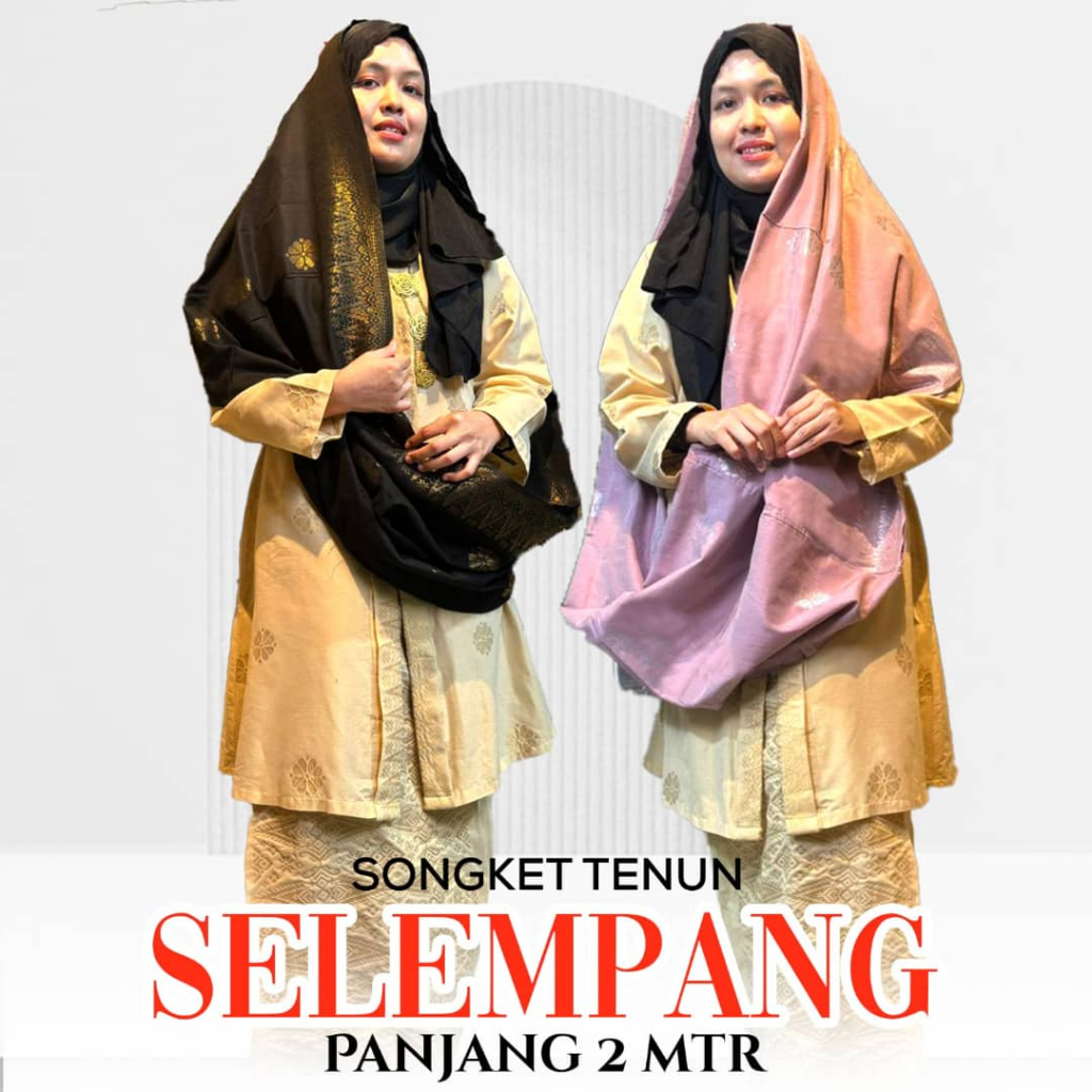 SELEMPANG | Malaysian | Cotton 100% | Songket Tenun