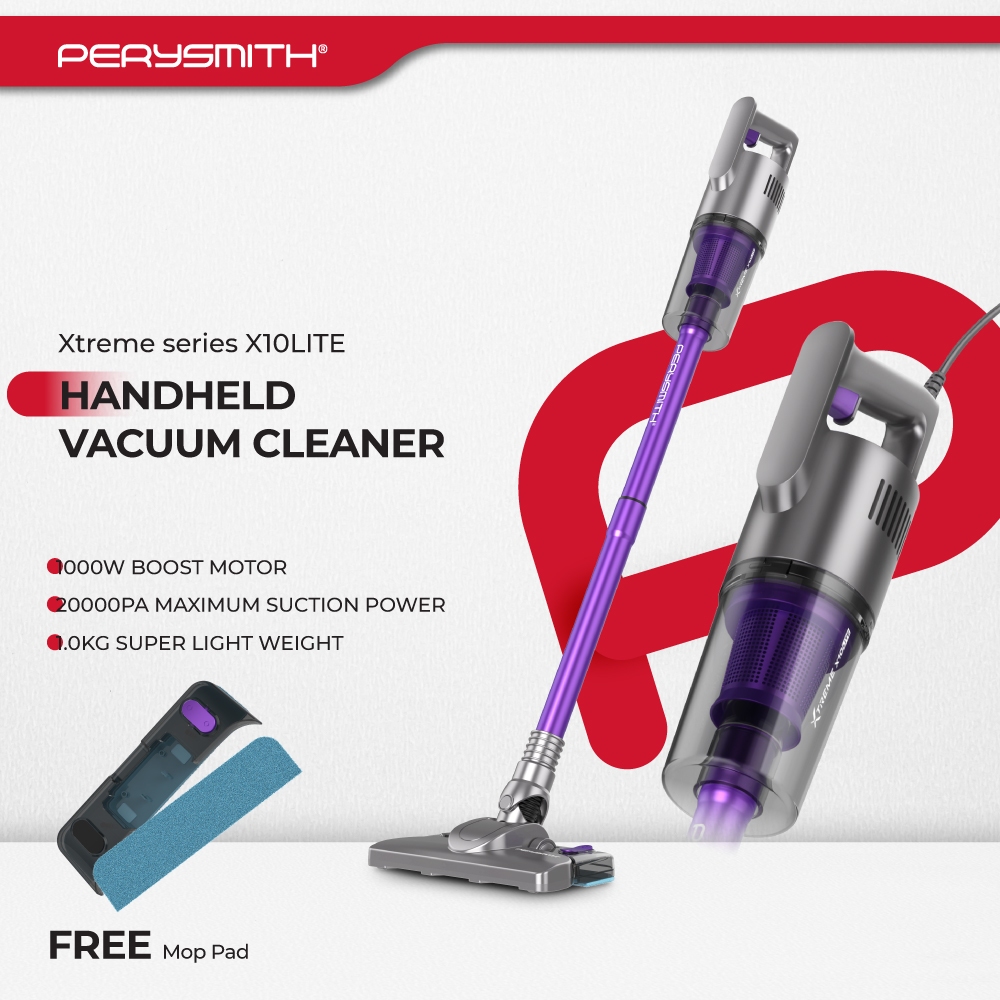 PerySmith Handheld Vacuum Cleaner Xtreme Series X10 Lite (1000W)