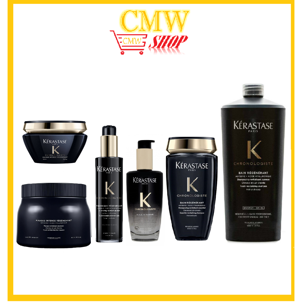 Kerastase Chronologiste Bain Regenerant Revitalizing Shampoo/ Masque /Fragrant Oil / Thermique Regenerant