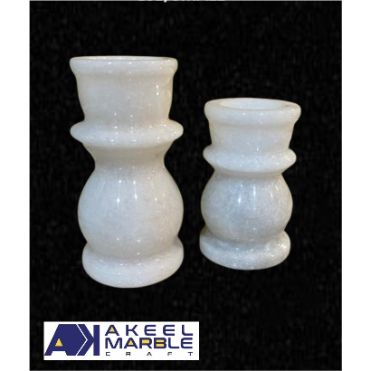 MARBLE CANDLE HOLDER BIG / SMALL