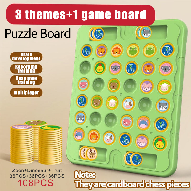 【3in1】3 Themes 108Pcs Mainan Teka-Teki Catur Pertempuran Mainan Seronok Untuk Kanak-Kanak Mainan Puzzle Toy