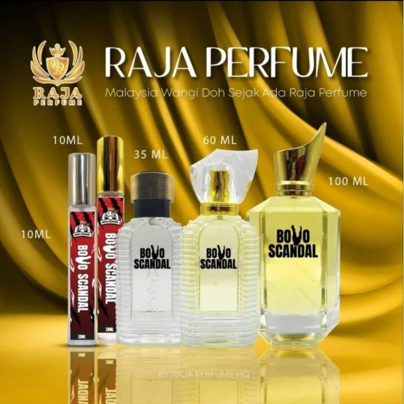 ORIGINAL Raja Perfume Boyo Jate Darat Putih Temago Tino Emas Scandal Tahan Lama Mengoda Lelaki Wanita Viral Trending