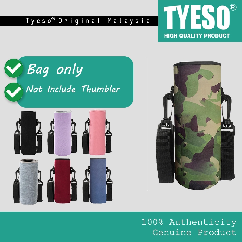 Tyeso Bottle Bag Thermos Tumbler Bag Thumbler Vacuum Insulated Tumbler Water Bottle Hot Cold Drinkware Cup Home Gift