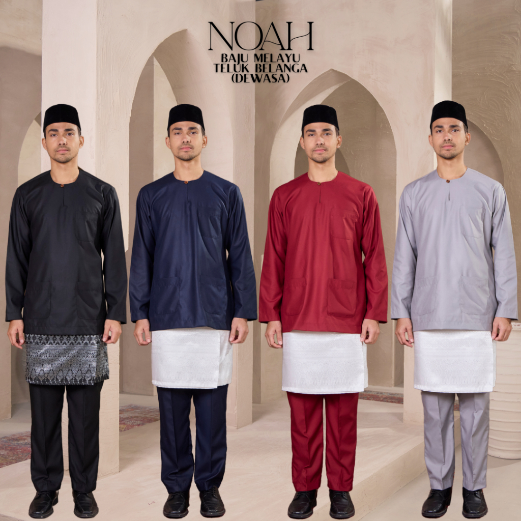 RAF Online Store | Noah Baju Melayu Teluk Belanga Dewasa | Premium Cotton Osaka | PART 2 (DEWASA)
