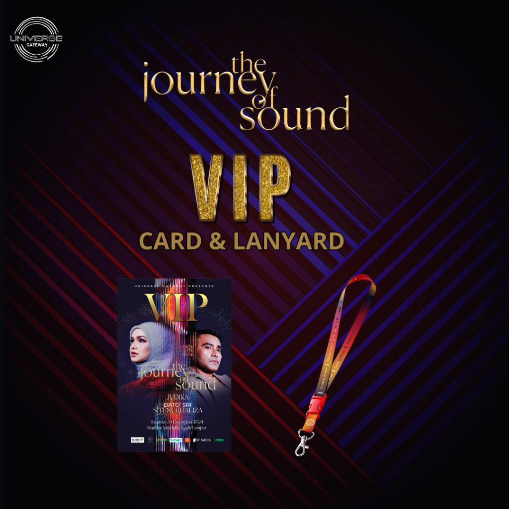 The Journey Of Sound VIP Card & Lanyard