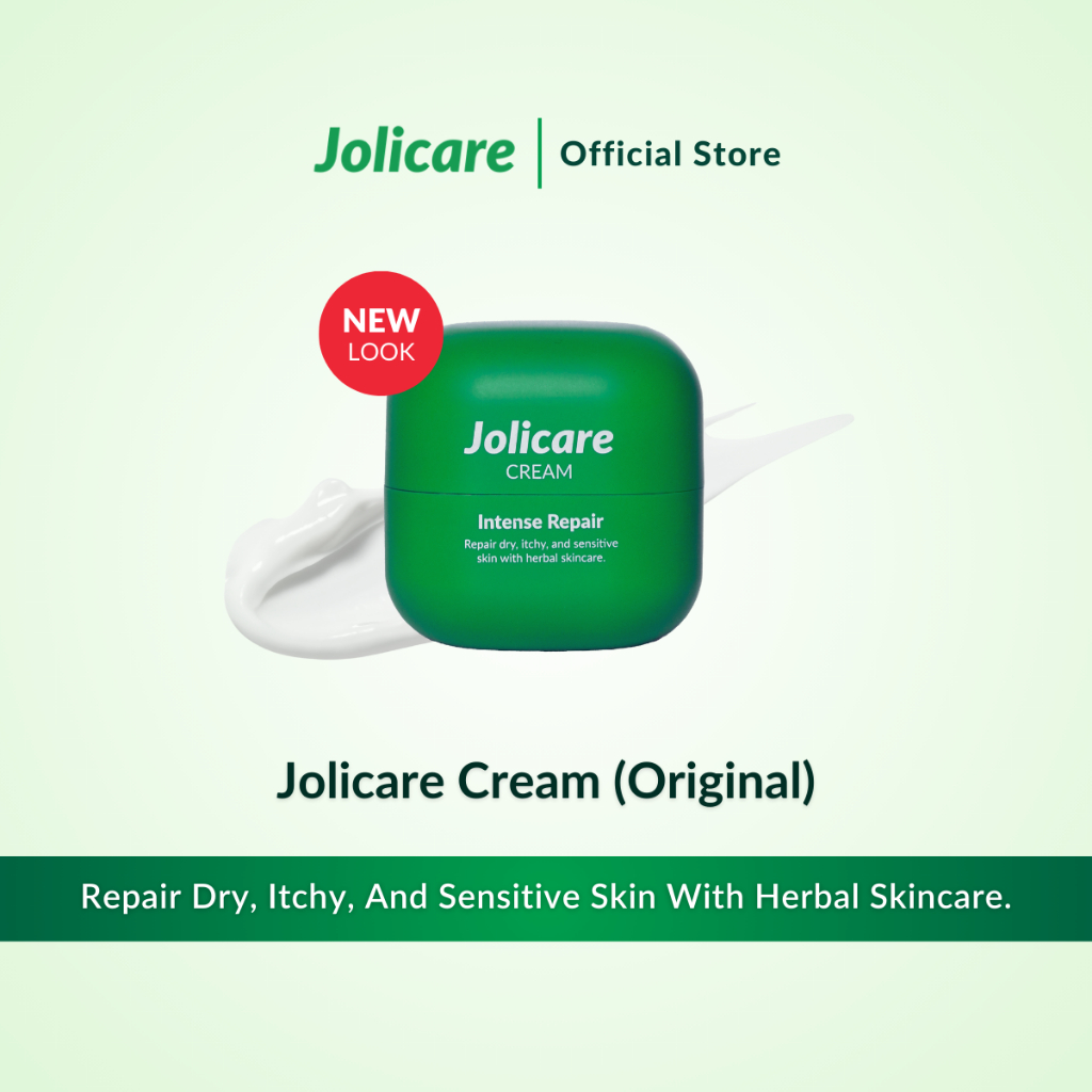 Jolicare Cream - 15g & 50g | Intensif Repair untuk Kulit Kering, Gatal, & Sensitif | for Dry, Itchy, & Sensitive Skin