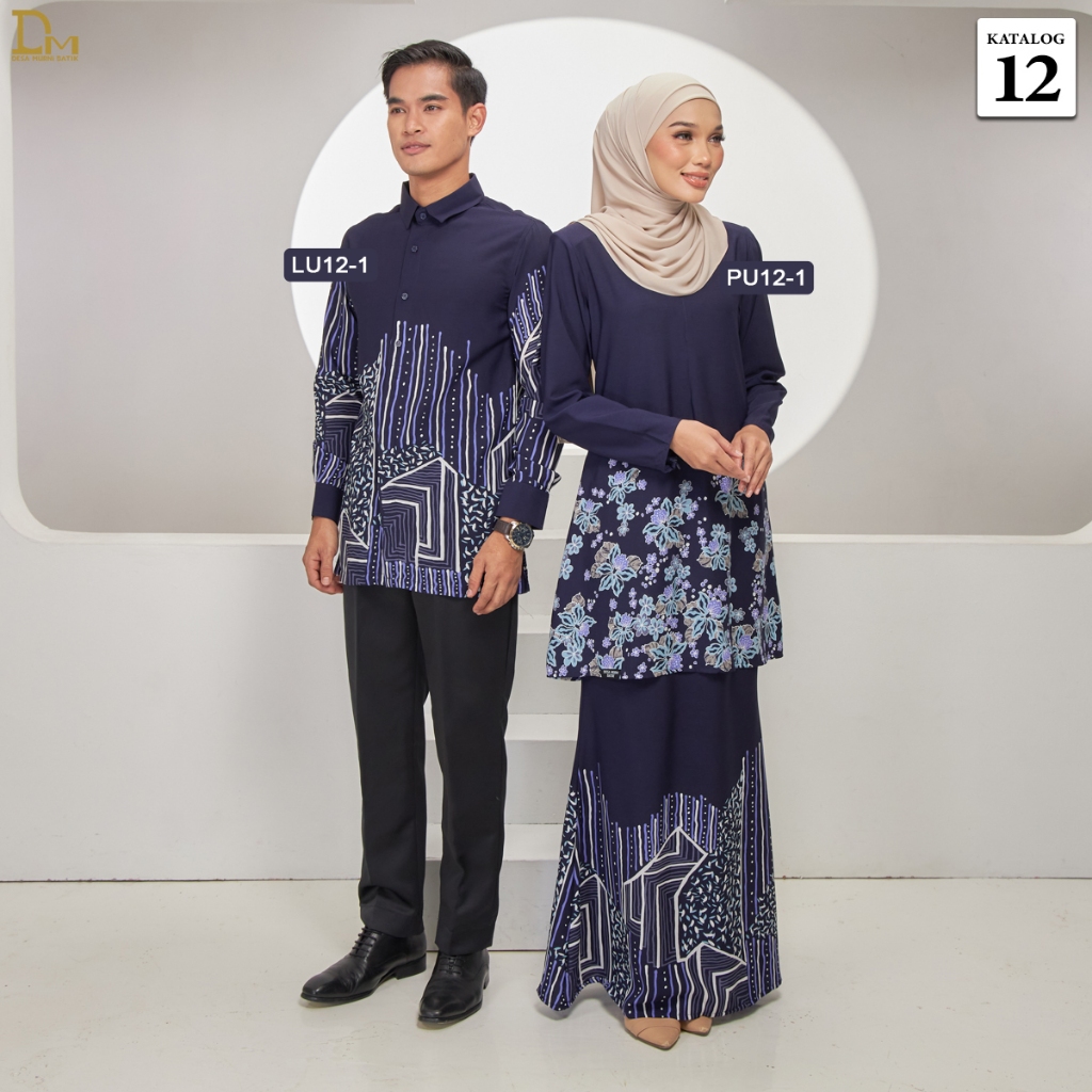 Desa Murni Batik - Baju Sedondon Kurung Batik Airis & Kemeja Batik Luxe 2.0 (Swiss Crepe) - Katalog 12