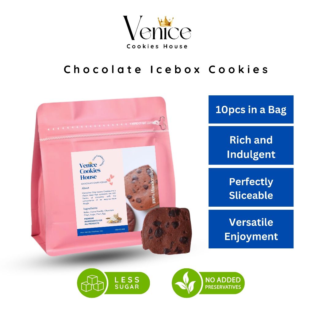 [Crispy Chocolate] Chocolate Chips Ice Box Cookies 10pcs