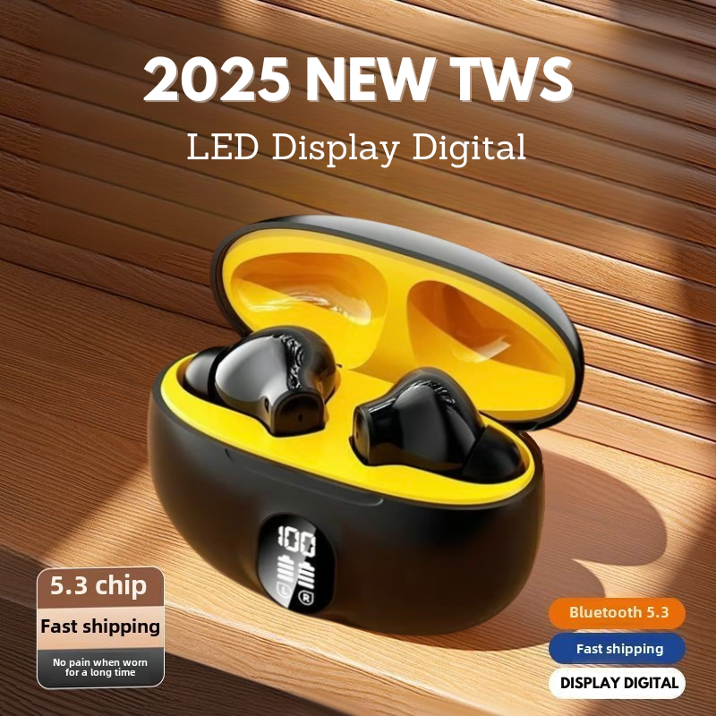 6 month warranty High quality TWS 5.3 Bluetooth Earphones Wireless Earbuds LED Display Touch Control Headset earphone