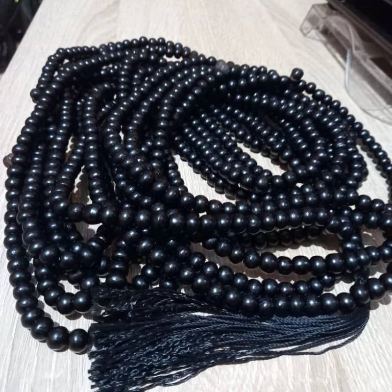 TASBIH PREMIUM KAYU KOKKUN 1000 BIJI 8MM 500 BIJI BERKUALITI GRADE TERBAIK ADA 4 WARNA PILIHAN