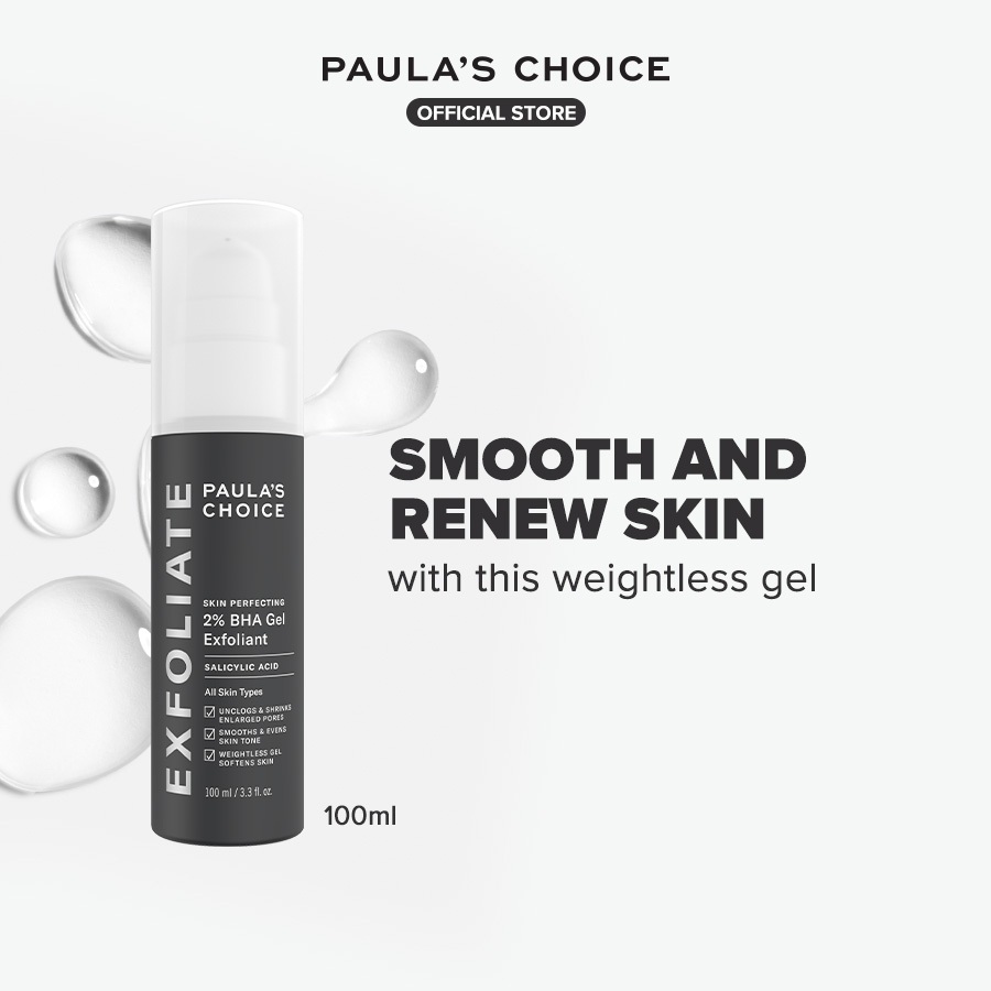 Paula's Choice Skin Perfecting Gel Eksfoliasi 2% BHA Asid Salisilik - Skin Perfecting 2% BHA Salicylic Acid Gel