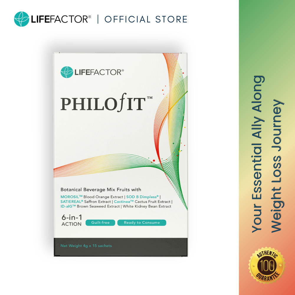 LIFE FACTOR®️ PHILOfIT Block CARB & FAT, Burn Fat, Reduce Cellulite & Swelling, Control Craving