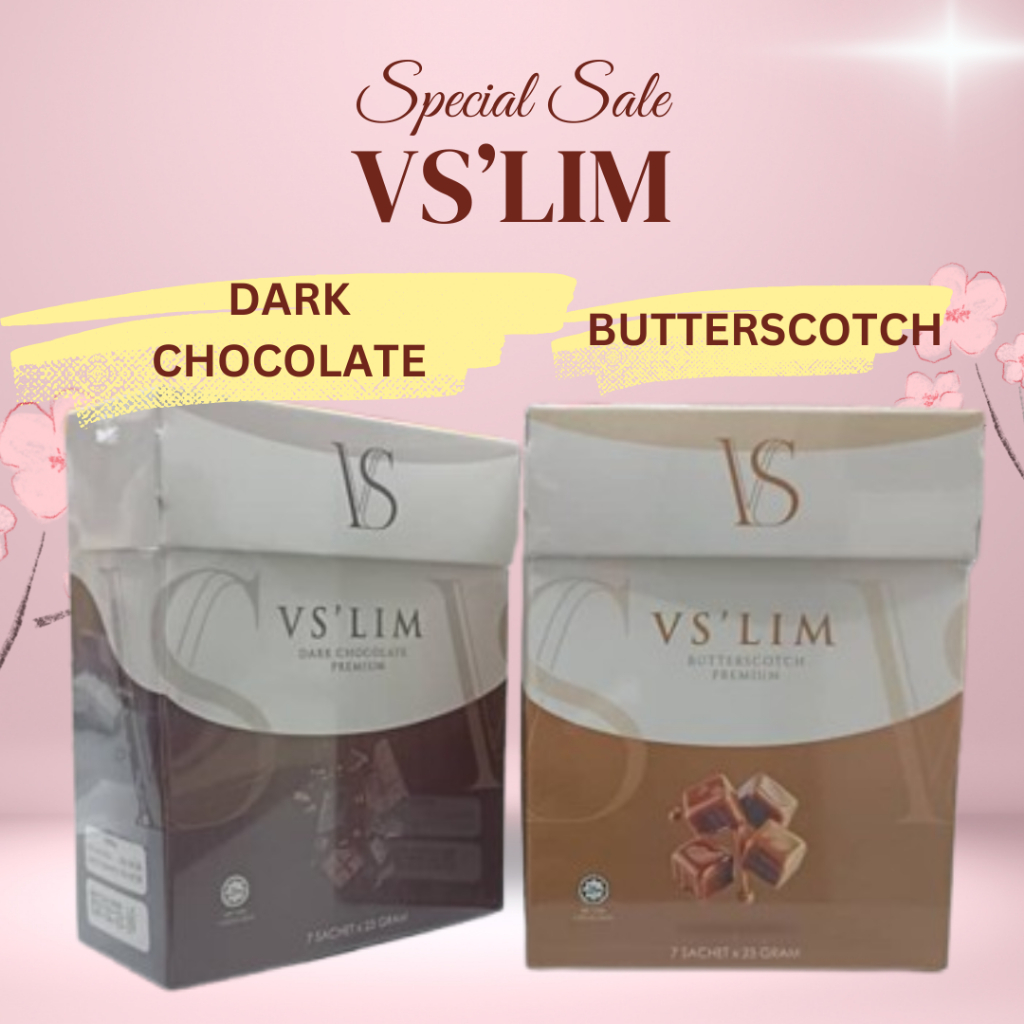 VSLIM Vetox - 7 Sachets Slimming Drink Chocolate and Butterscotch