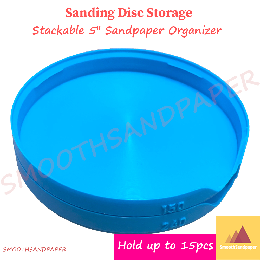 Sanding Disc Storage (Small) - Compact 5" Sandpaper Holder image 2