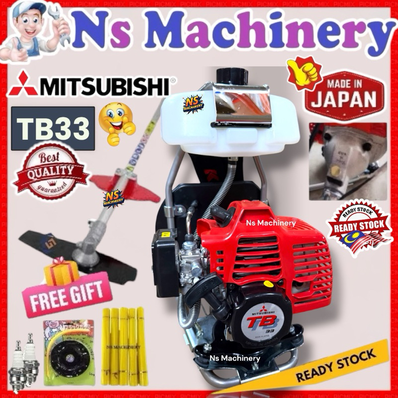 Mitsubishi Brush Cutter TB33【MADE IN JAPAN】100% Original TK Carburetor/Mitsubishi Mesin Rumput Tb33/Mesin Potong Rumput