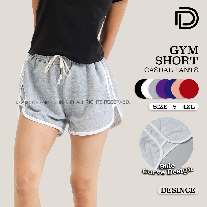 ?? DESINCE  Women Casual Shorts Female Short Pants Exercise Gym Running Pyjamas Seluar Pendek Perempuan 女短裤 WP 021