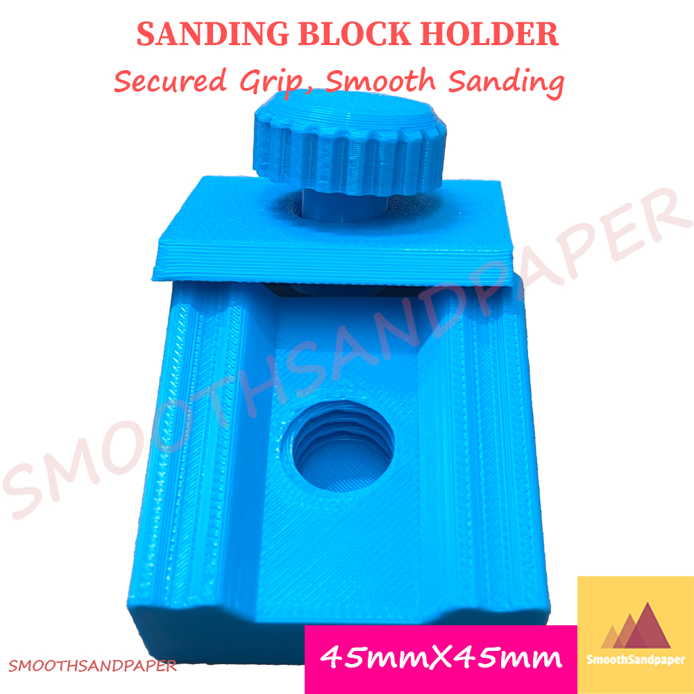 Sanding Block Holder Sandpaper Tools | Holder Blok Penggosok Papan Penggosok Alat Sudut | 砂纸打磨器 image 6