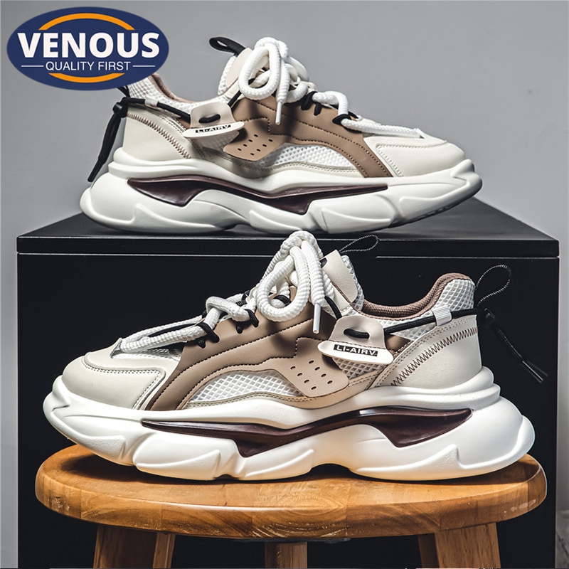 【Venous】2025 Kasut Sukan Lelaki Korean Sport Shoes for Men Original Casual Sneaker Men Rubber Sport Men Shoes 男鞋 包鞋男