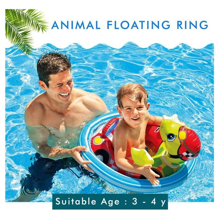 UMI 🏆 INTEX 59570 See-Me-Sit Pool Float Riders Kids Inflatable Swimming Ring Water Toys For Kids Pelampung Kanak Renang