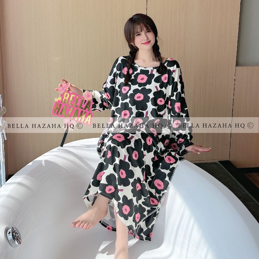 (BELLAHAZAHA) (CLEAR GUDANG ONLY) BAJU KELAWAR MODEN LENGAN PANJANG, BAJU KELAWAR BERCORAK ,COTTON MIX, BAJU KELAWAR