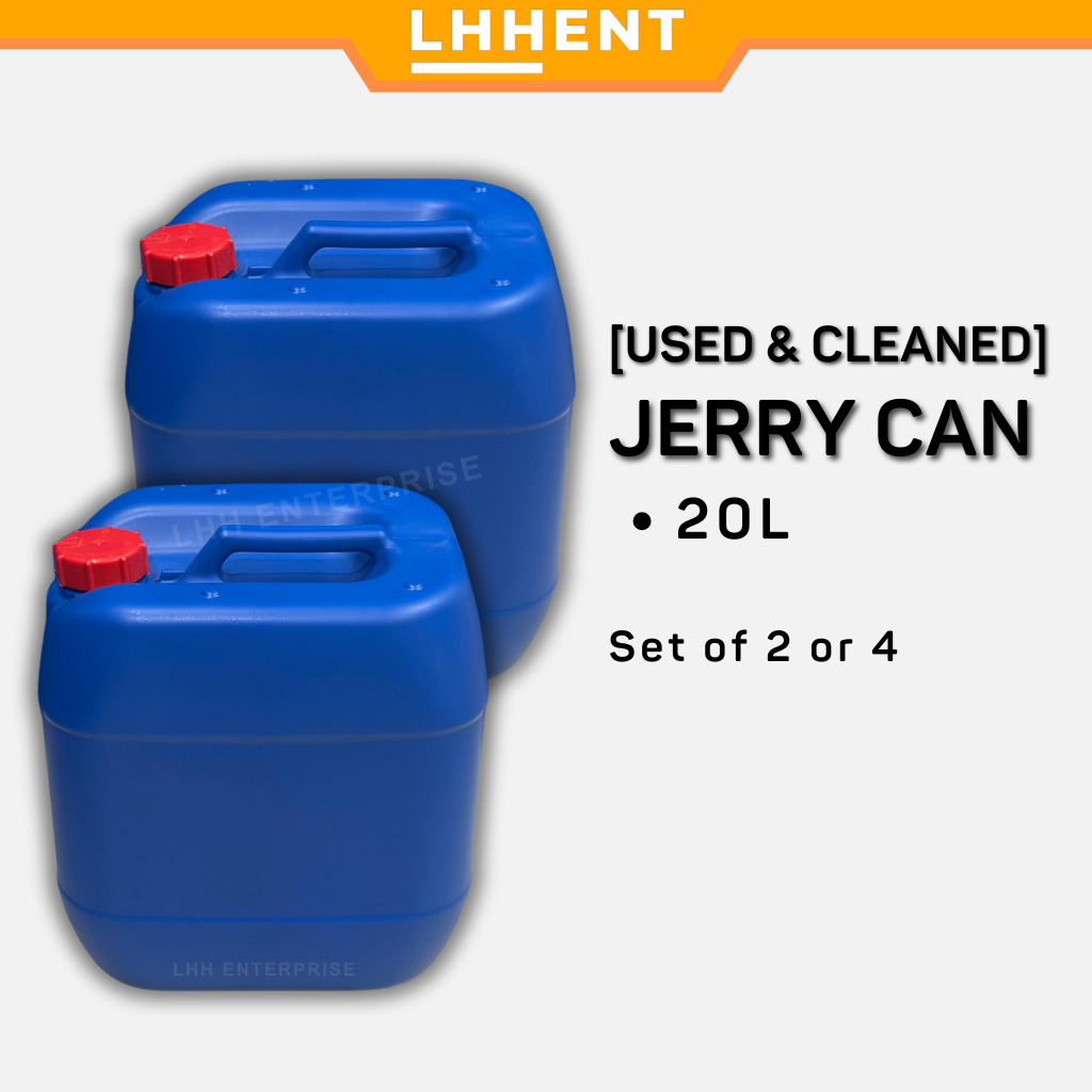 [2ND-HAND] LLH ENTERPRISE | 20L Jerry Can | Heavy Duty Outdoor Water Storage | Fuel Container | Gardening Usage