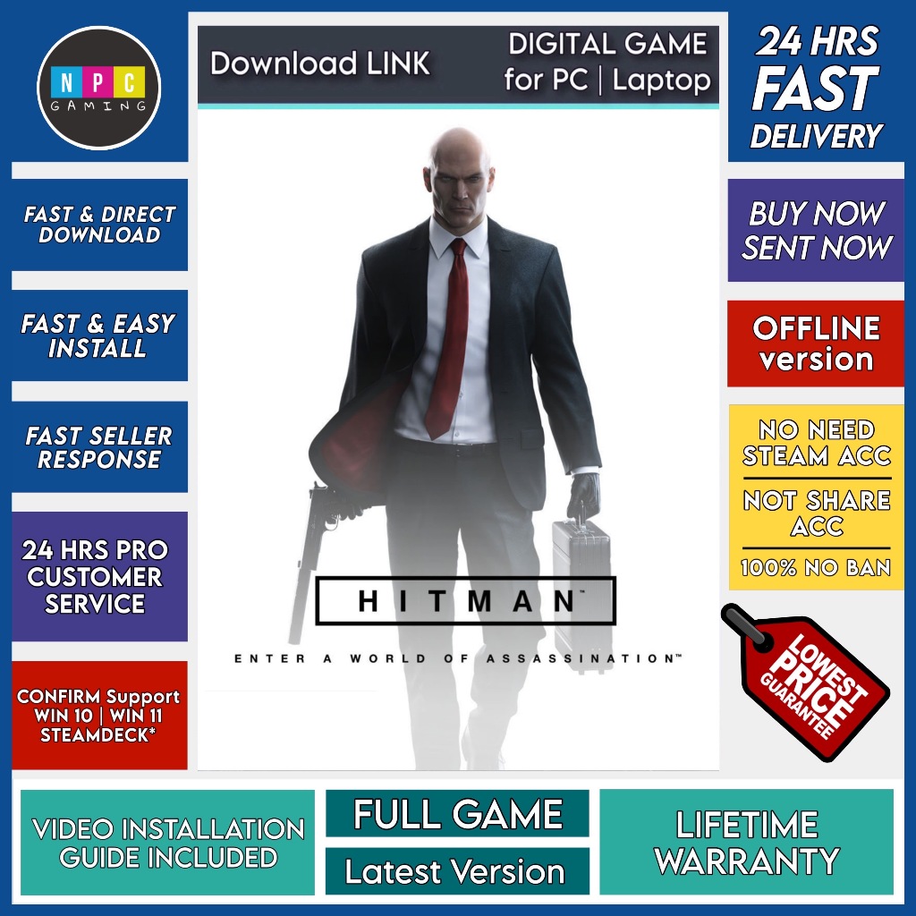 [PC Game] HITMAN Game of the Year Edition - Offline [Fast Download] [Fast Install]