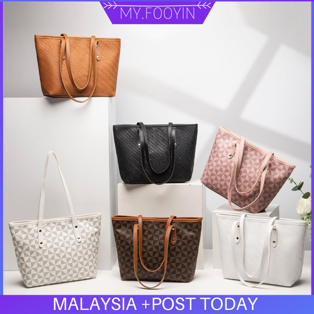 N356 READY STOCK MYFOOYIN Designer Bags Luxury Handbag Women Casual Shoulder Bag Simple Underarm Tote Fashion Versatile