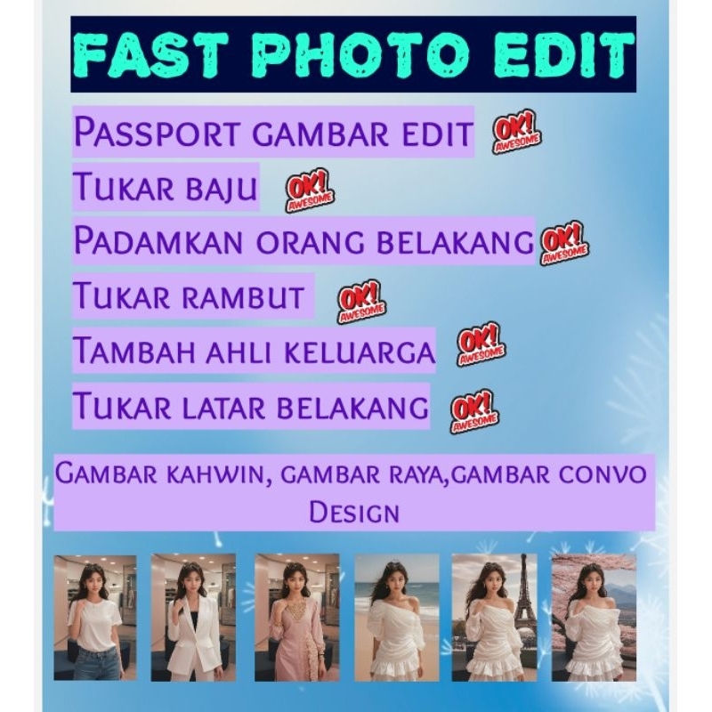 Photo Edit, passport photo edit, photo edit services, tukar latar belakang, tambah ahli keluarga