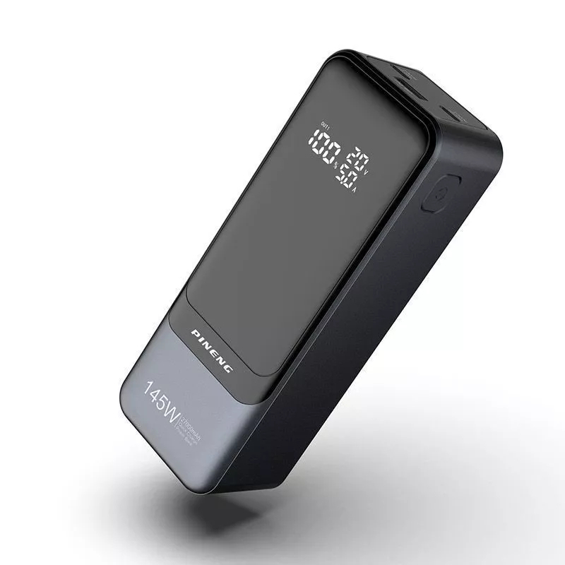 PINENG PN879PD 27000MAH CAPACITY POWERBANK 145W QUICK CHARGE FOR LAPTOP LED DIGITAL DISPLAY FAST CHA