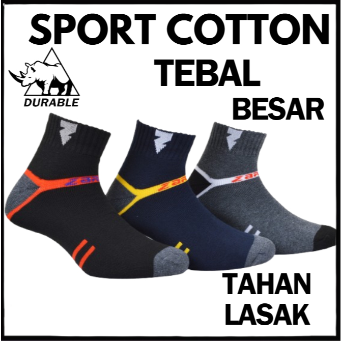 Stoking Stokin Lelaki Kerja Tebal Lebar Besar Tahan Cotton Stokin Kasut Safety Boot MEN SOCK WORK
