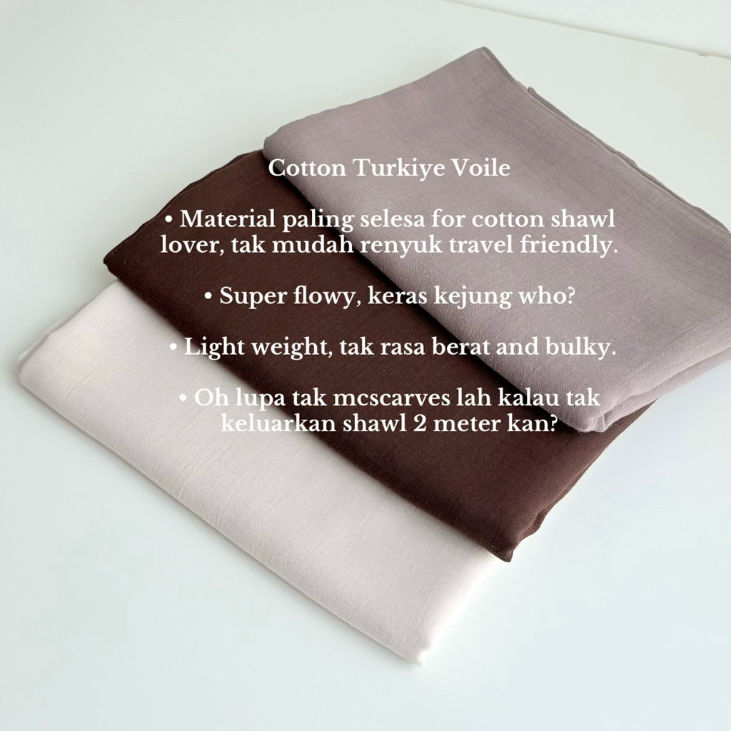 Shawl Cotton Turkiye Voile (2M)