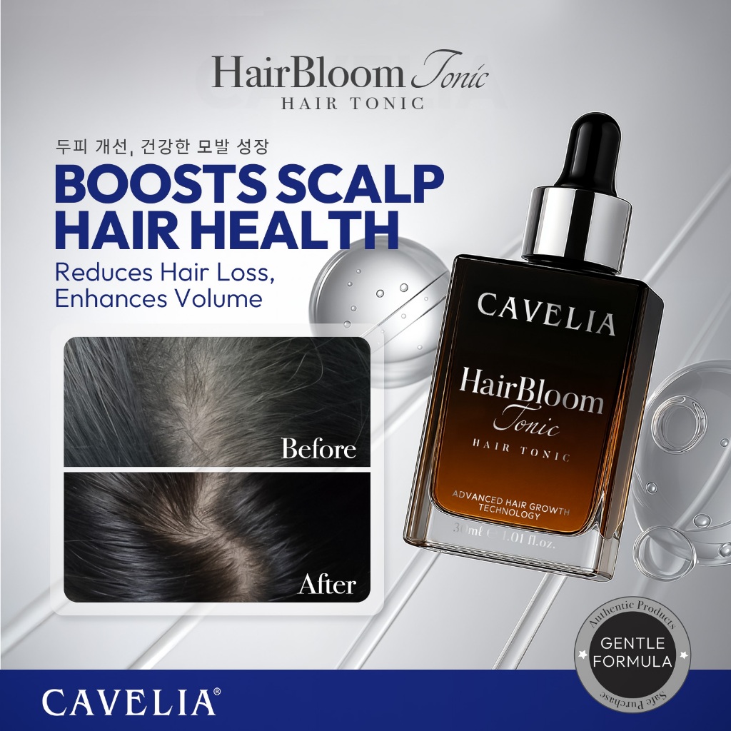 CAVELIA HAIR BLOOM TONIC | HAIR TONIC 头皮滋养精华液