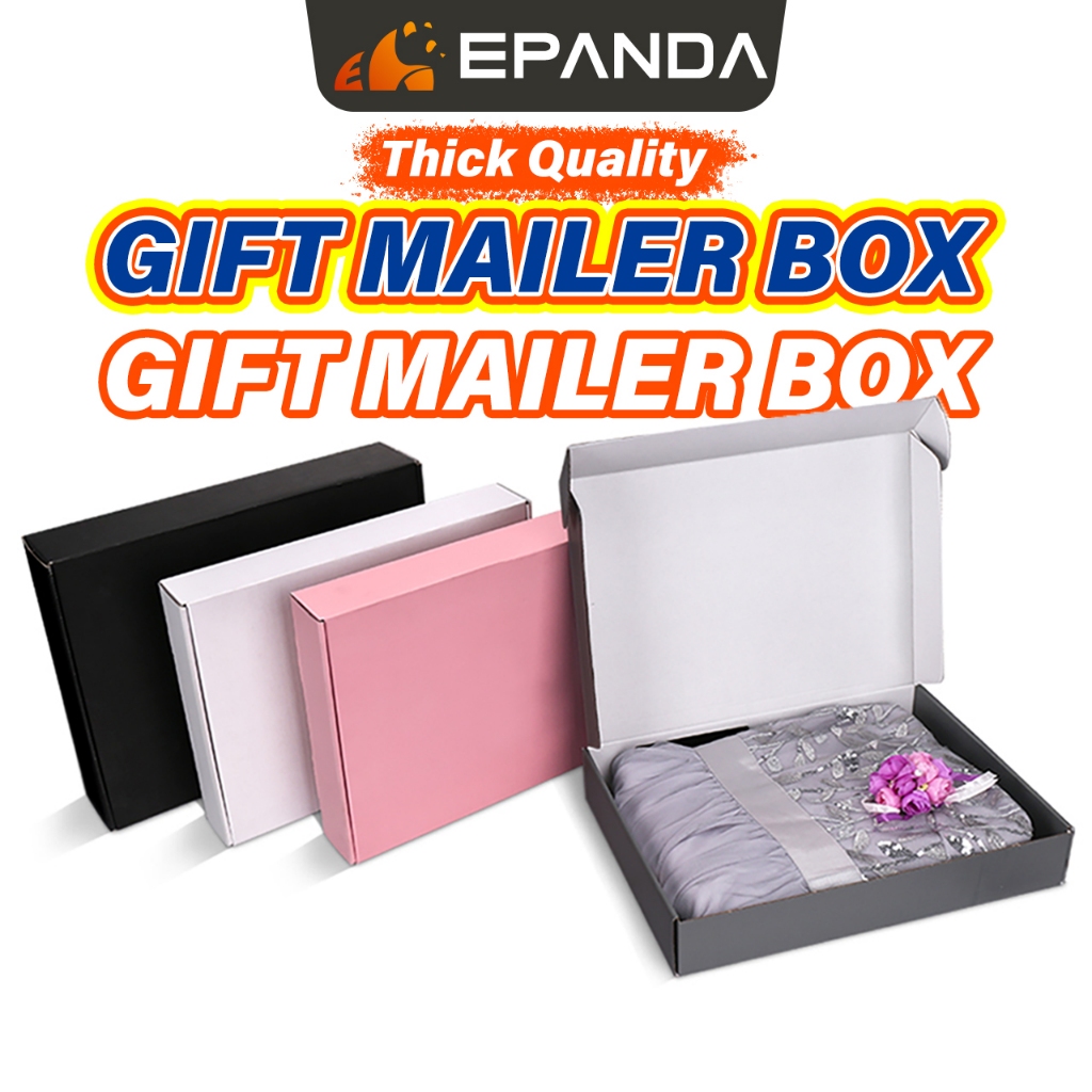 Colour Corrugated Mailer Box Packaging Gift Box Pizza Box Kotak Hadiah Berwarna Parcel Postage