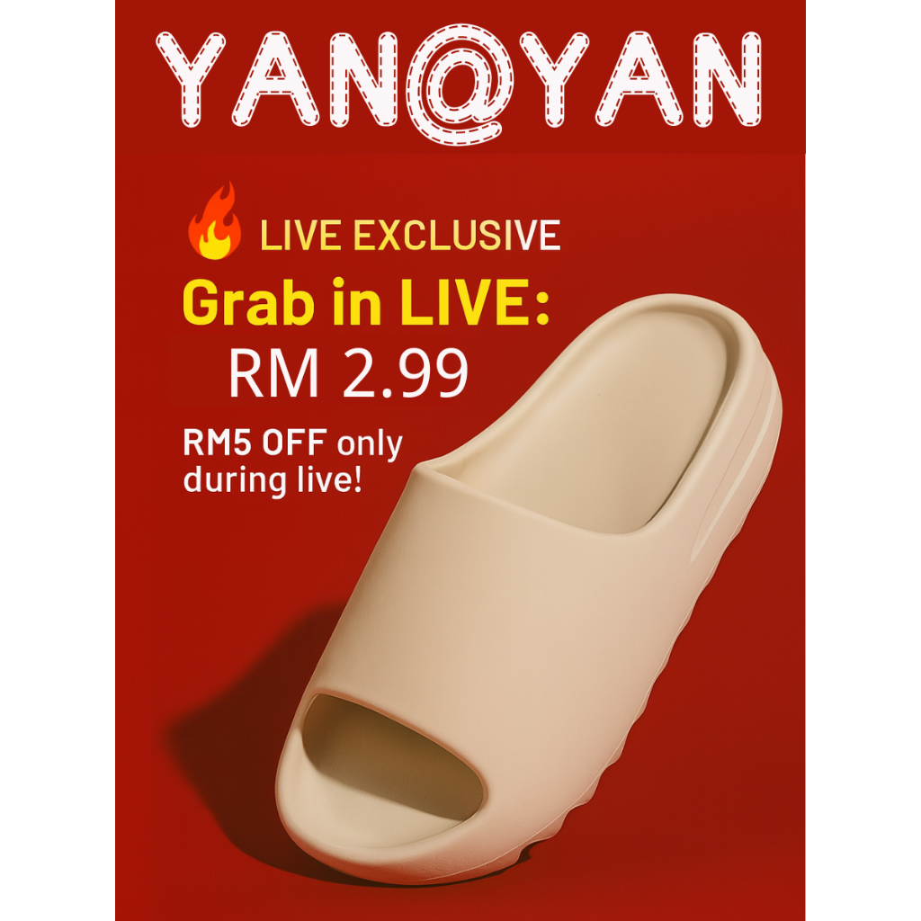 YEEZY Slide Kanye Men's and Women's Casual Slippers Sandals / Trendy Slippers Yeezy Slide Kanye Men's and Women's Casual